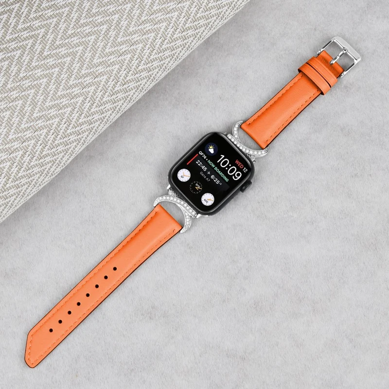 Super Cool Apple Smartwatch Echtes Leder Universell Armband