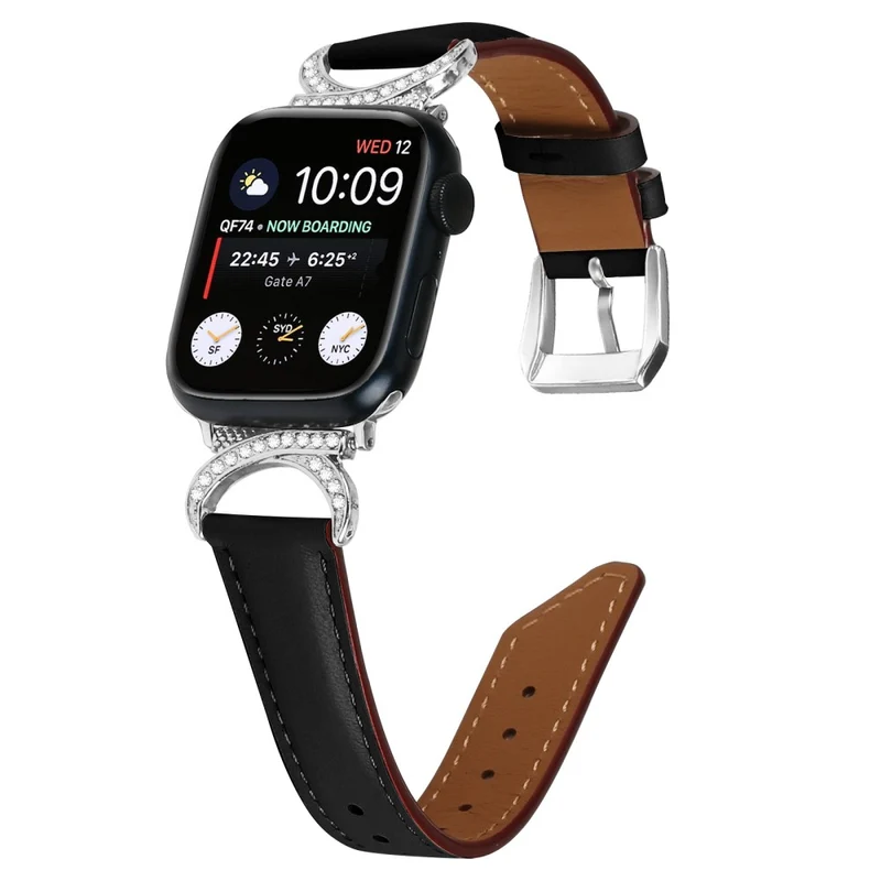 Super Cool Apple Smartwatch Echtes Leder Universell Armband