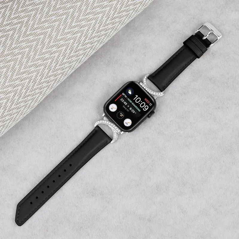 Super Cool Apple Smartwatch Echtes Leder Universell Armband
