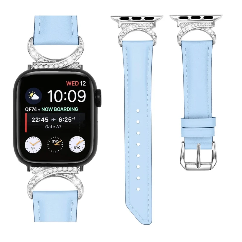 Super Cool Apple Smartwatch Echtes Leder Universell Armband