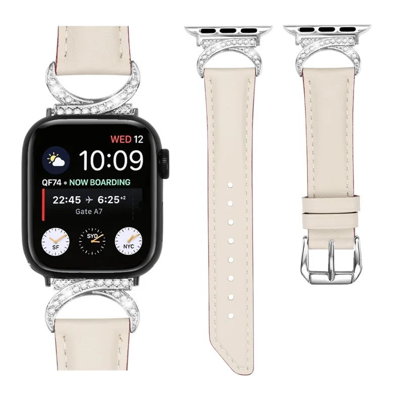 Super Cool Apple Smartwatch Echtes Leder Universell Armband
