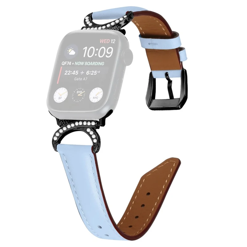 Bequem Apple Smartwatch Echtes Leder Universell Armband