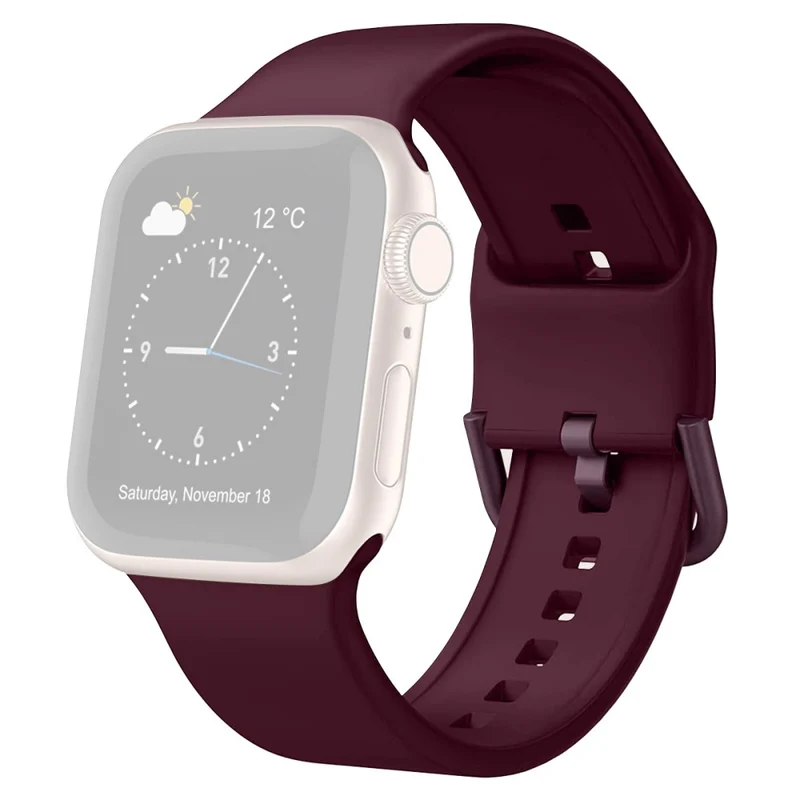 Auffallend Angenehm Apple Watch Ultra Silikon / Tpu Armband