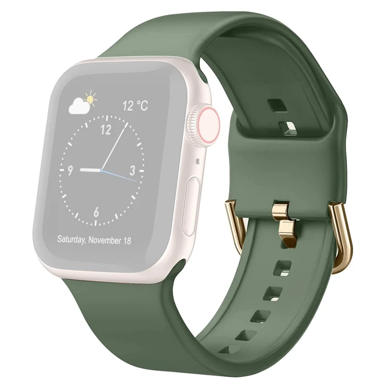 Auffallend Angenehm Apple Watch Ultra Silikon / Tpu Armband