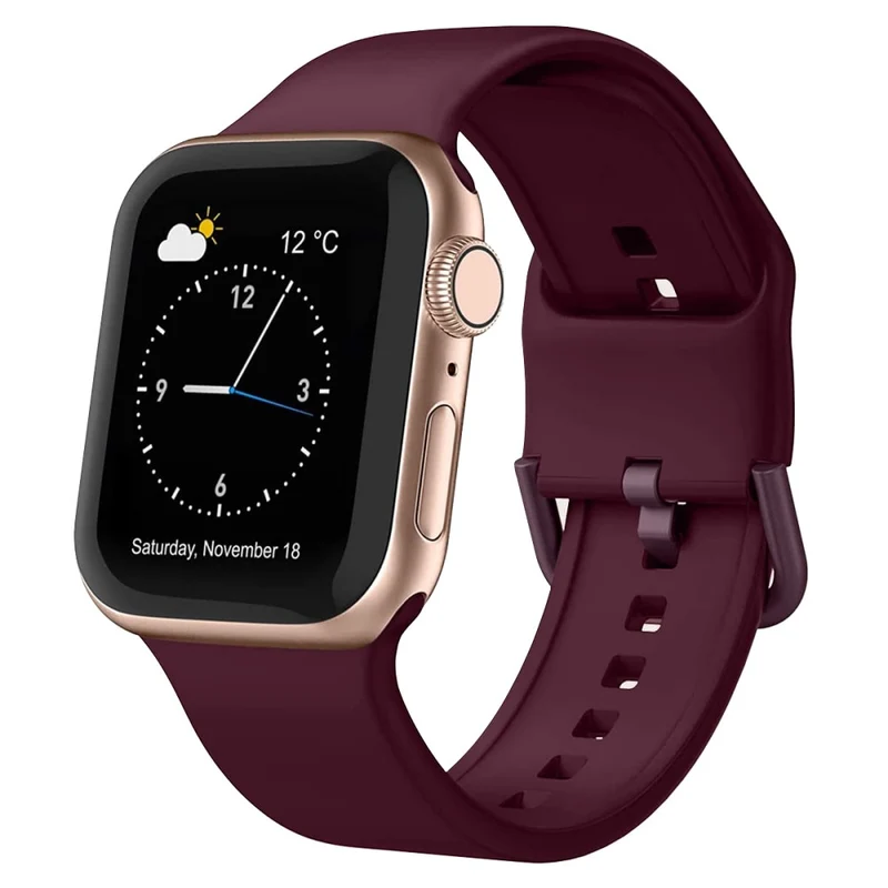 Auffallend Angenehm Apple Watch Ultra Silikon / Tpu Armband