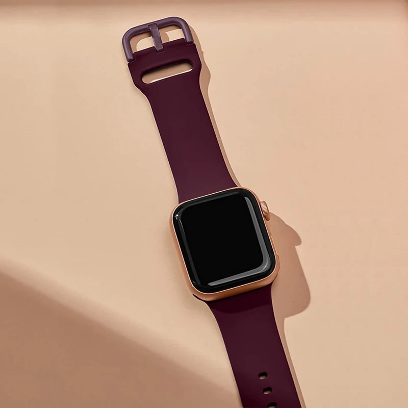 Auffallend Angenehm Apple Watch Ultra Silikon / Tpu Armband