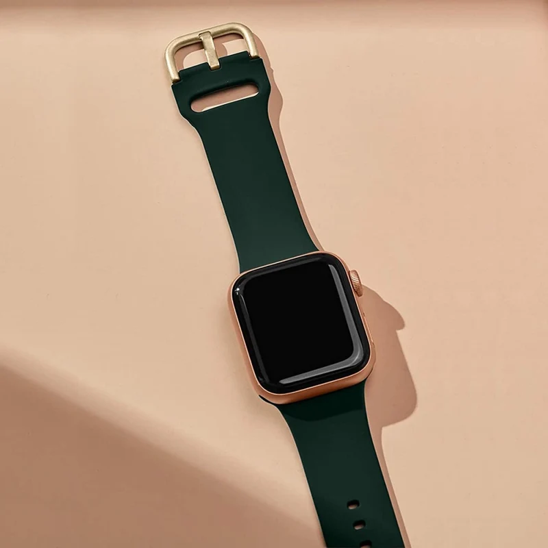Auffallend Angenehm Apple Watch Ultra Silikon / Tpu Armband