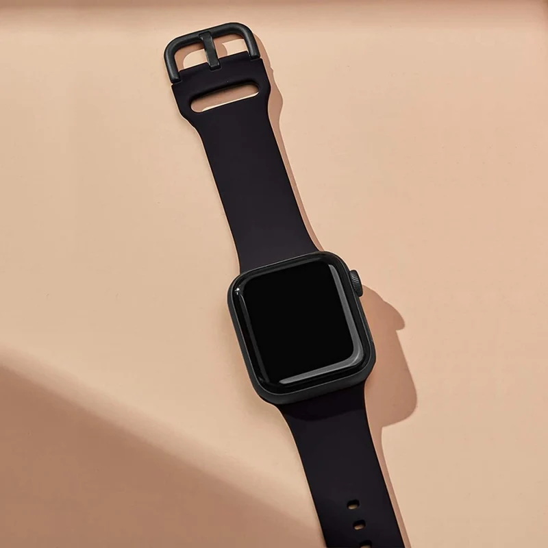 Auffallend Angenehm Apple Watch Ultra Silikon / Tpu Armband