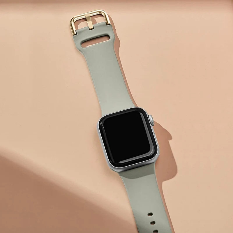 Auffallend Angenehm Apple Watch Ultra Silikon / Tpu Armband