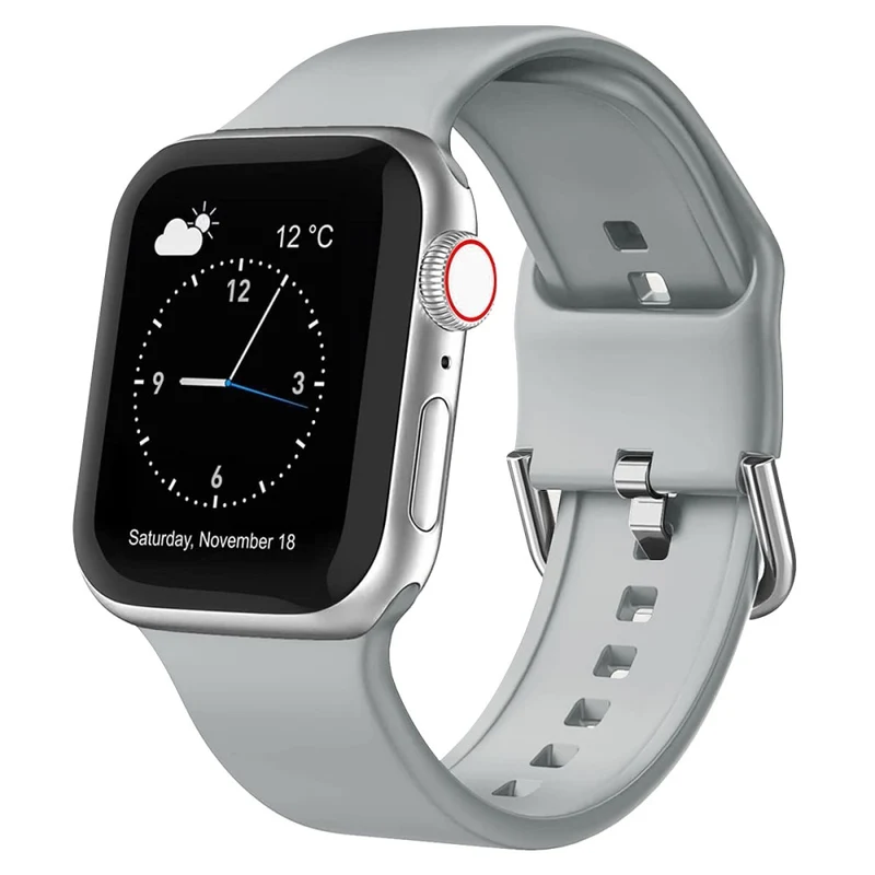 Auffallend Angenehm Apple Watch Ultra Silikon / Tpu Armband