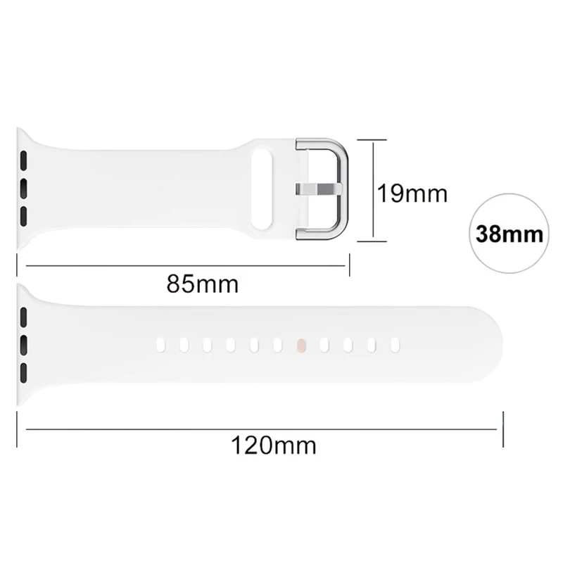 Mega Zäh Apple Smartwatch Silikon / Tpu Universell Armband
