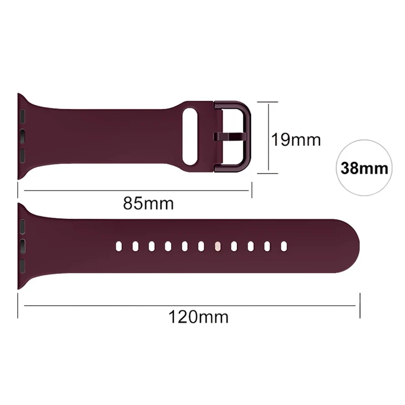 Mega Zäh Apple Smartwatch Silikon / Tpu Universell Armband