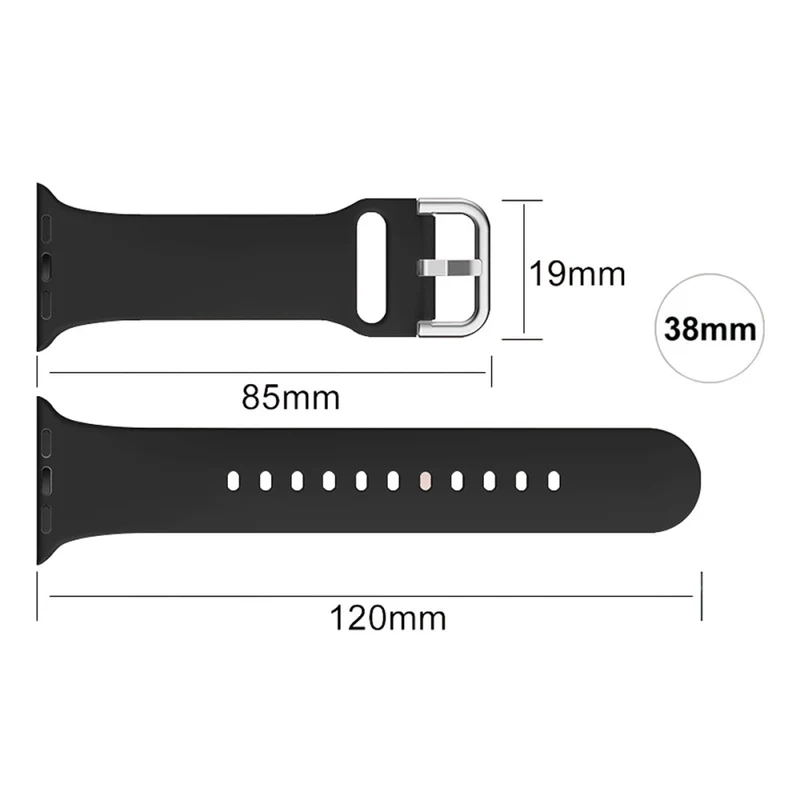 Mega Zäh Apple Smartwatch Silikon / Tpu Universell Armband