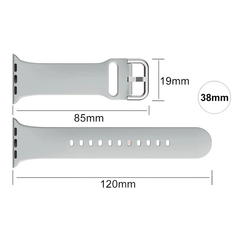 Mega Zäh Apple Smartwatch Silikon / Tpu Universell Armband