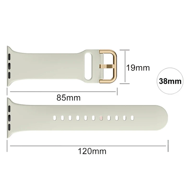 Mega Zäh Apple Smartwatch Silikon / Tpu Universell Armband