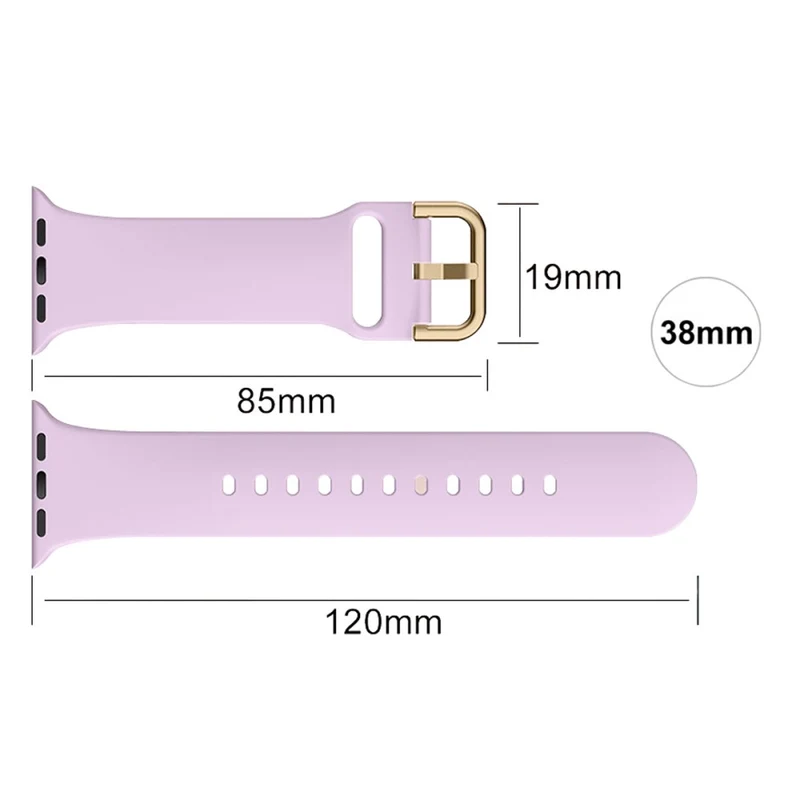 Mega Zäh Apple Smartwatch Silikon / Tpu Universell Armband
