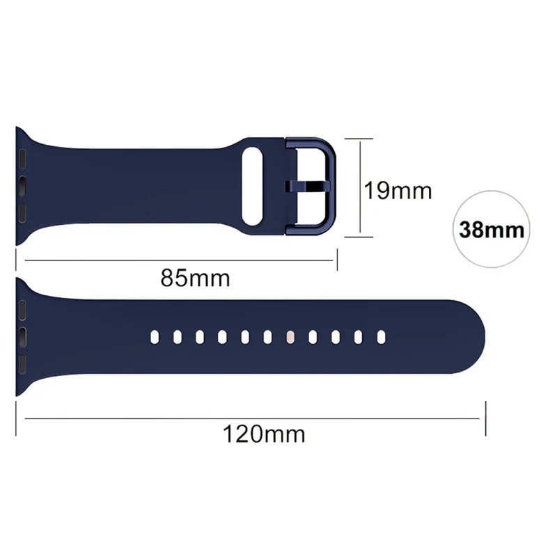 Mega Zäh Apple Smartwatch Silikon / Tpu Universell Armband