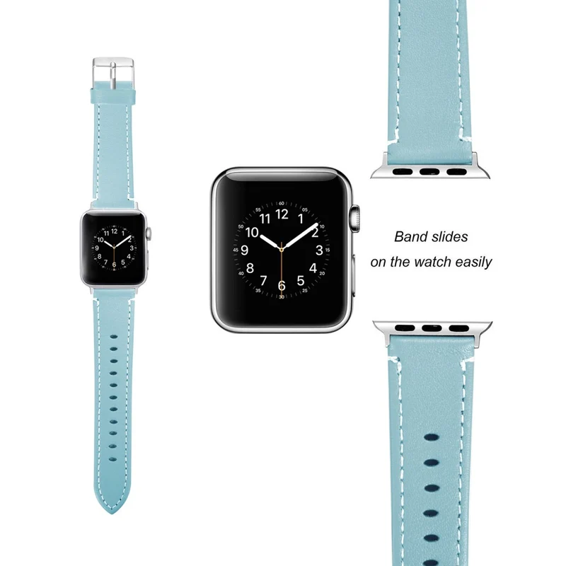 Apple Watch Ultra Genuine leather strap with starlight cover