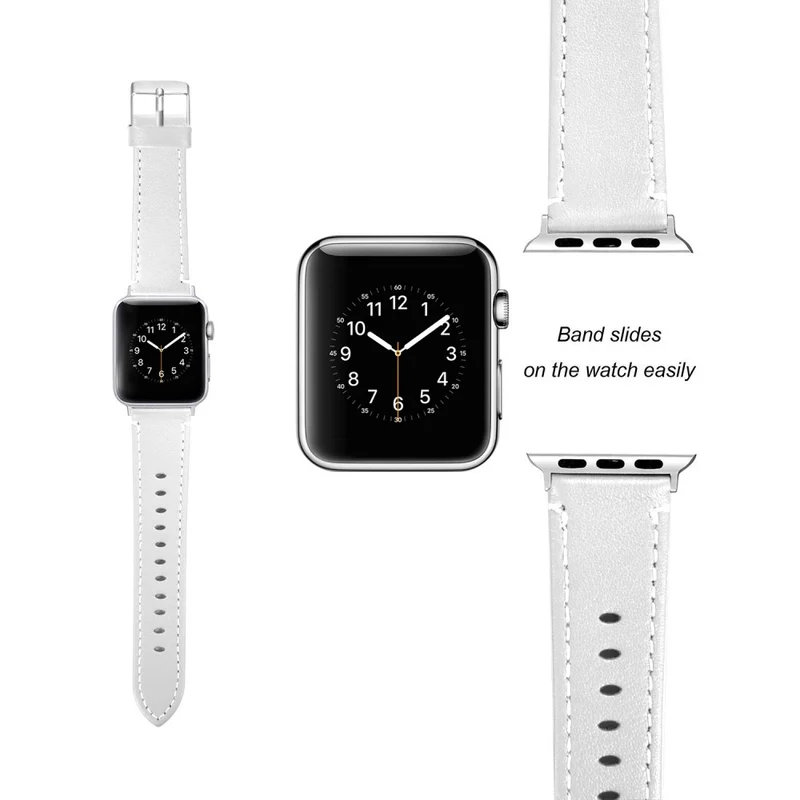 Apple Watch Ultra Genuine leather strap with transparent cover