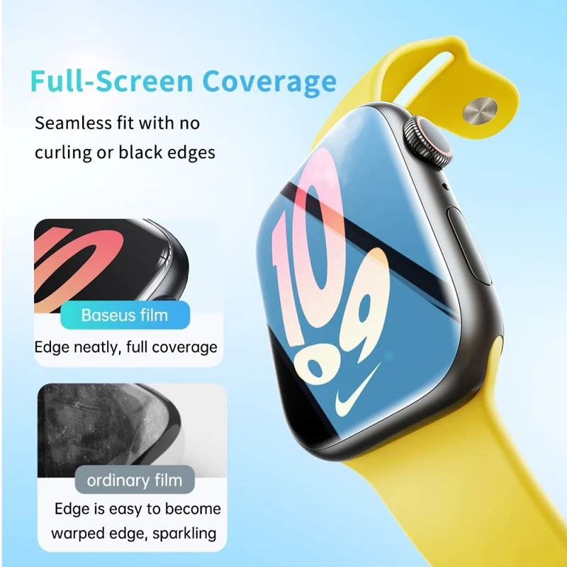 2Pcs BASEUS Apple Watch SE 2022 (44mm) screen protector