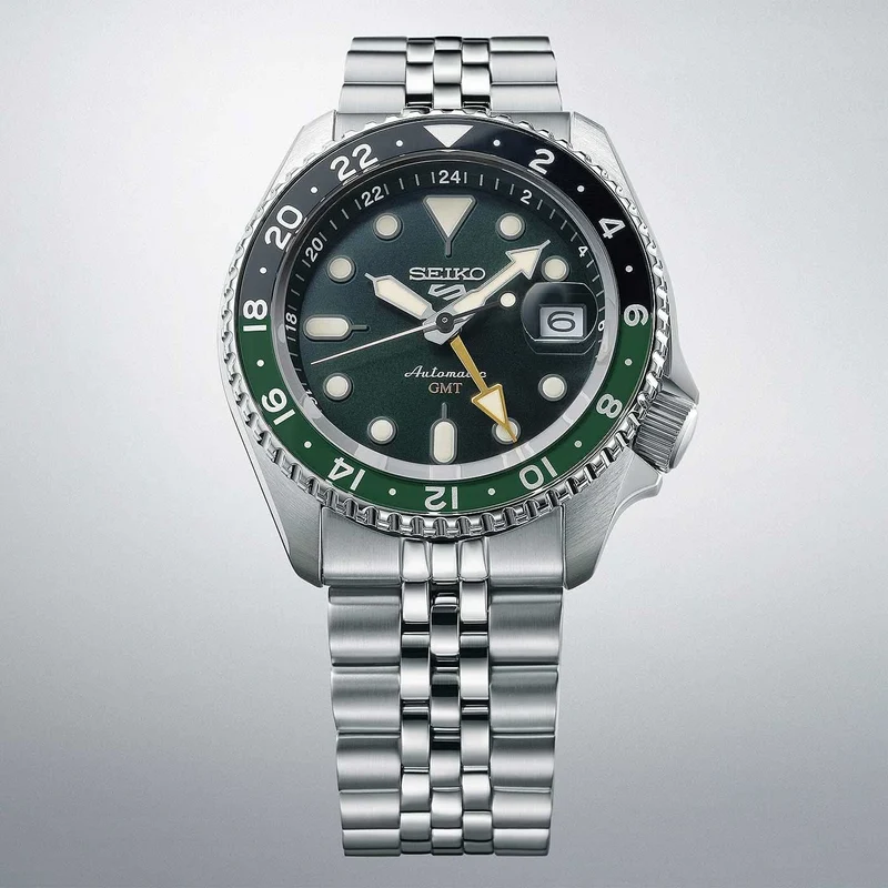 Seiko 5 Sports SSK035K1 Herrenuhr • Automatik GMT • 10 bar