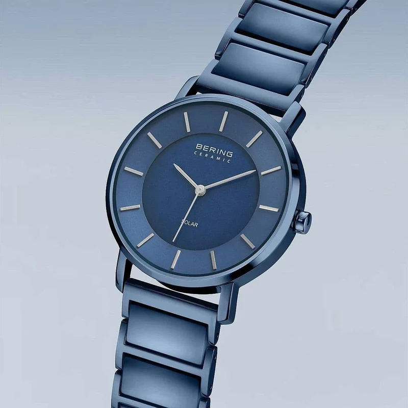Bering Slim Solar 19535-797 Damenuhr • Solar-Antrieb • Kratzfestes Saphirglas