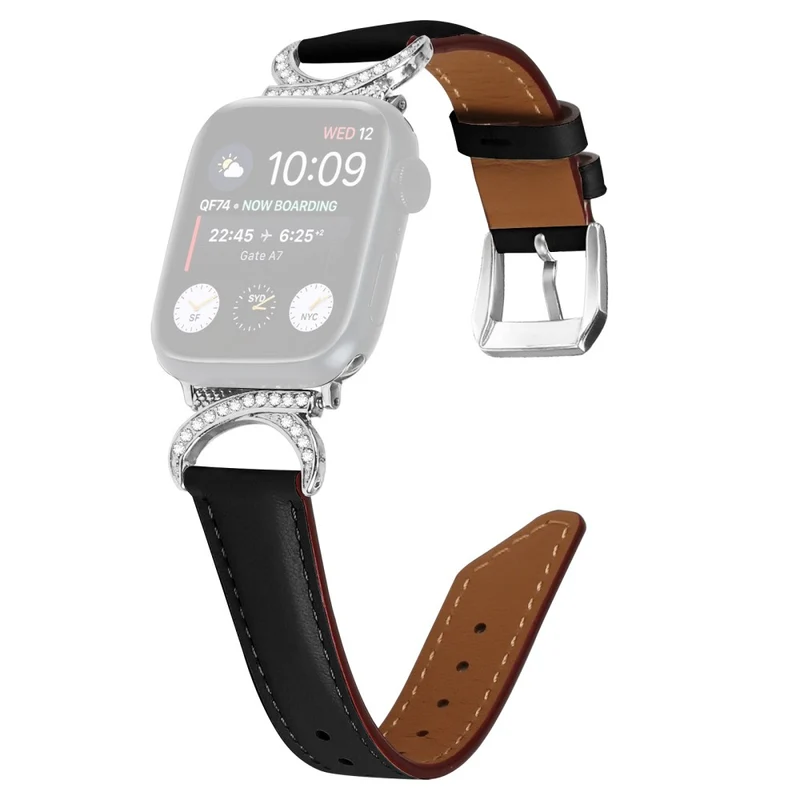 Super Süß Apple Smartwatch Echtes Leder Universell Armband