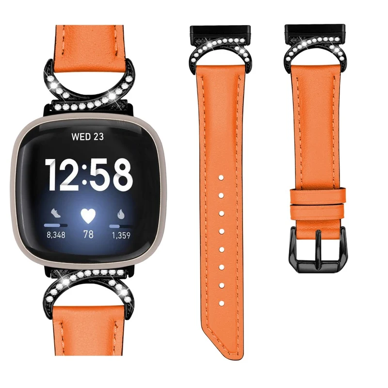 Bequem Fitbit Smartwatch Kunstleder Universell Armband