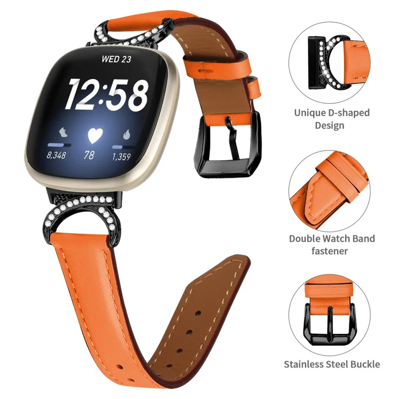 Bequem Fitbit Smartwatch Kunstleder Universell Armband