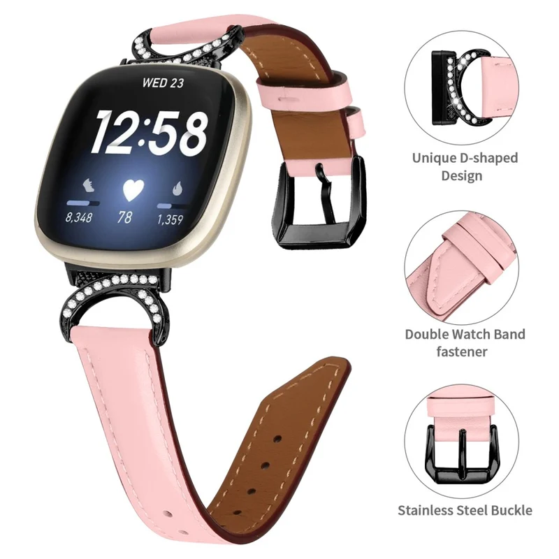 Bequem Fitbit Smartwatch Kunstleder Universell Armband