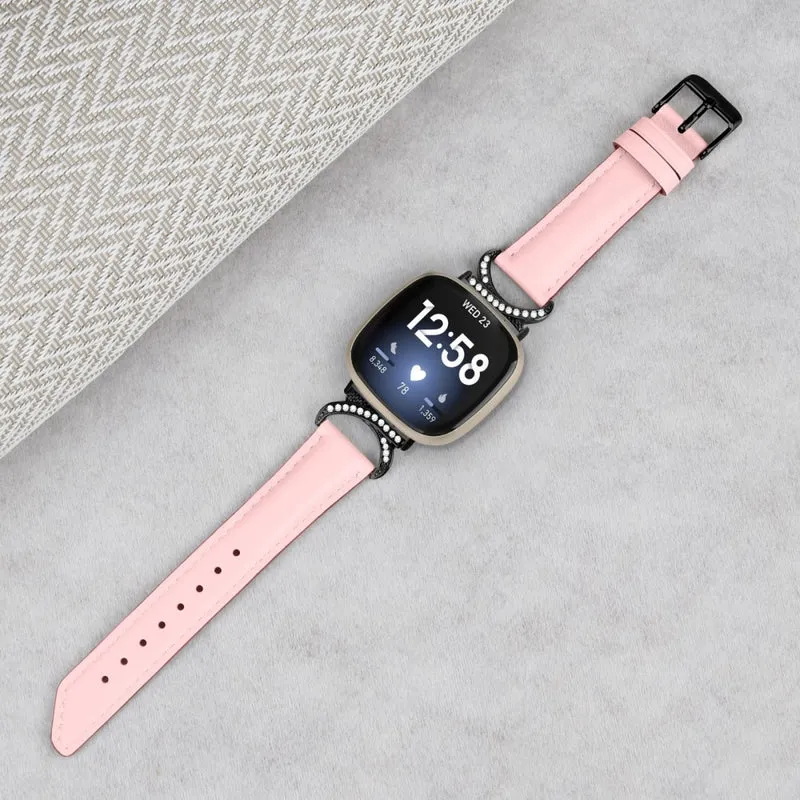 Bequem Fitbit Smartwatch Kunstleder Universell Armband