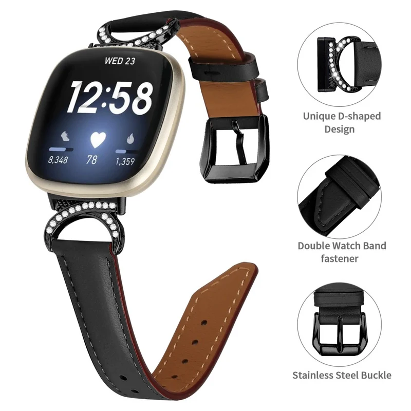 Bequem Fitbit Smartwatch Kunstleder Universell Armband