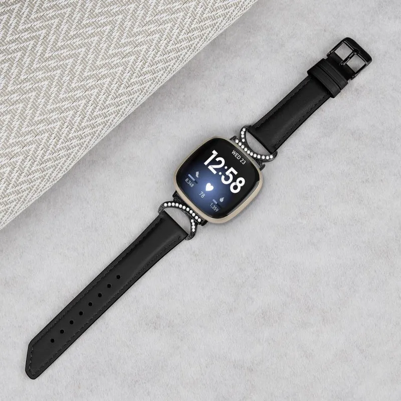 Bequem Fitbit Smartwatch Kunstleder Universell Armband