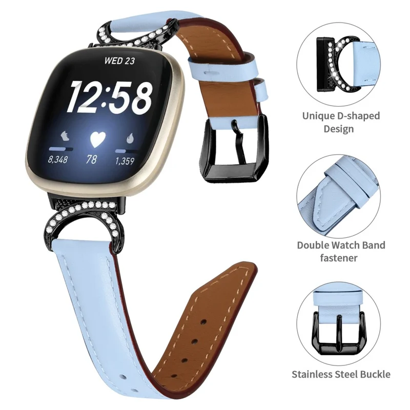 Bequem Fitbit Smartwatch Kunstleder Universell Armband