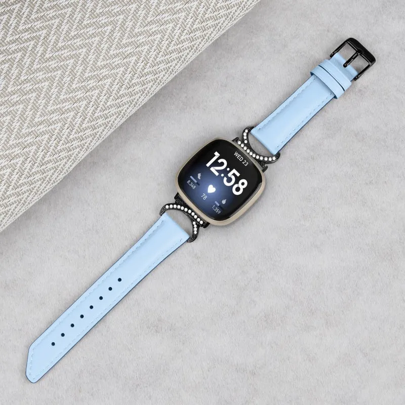 Bequem Fitbit Smartwatch Kunstleder Universell Armband