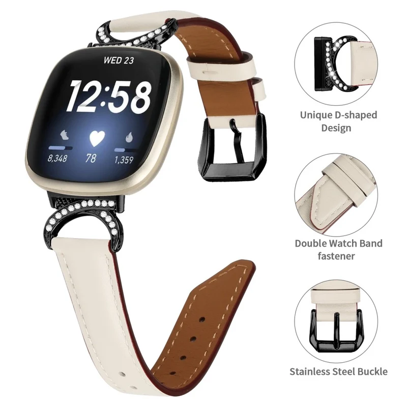 Bequem Fitbit Smartwatch Kunstleder Universell Armband
