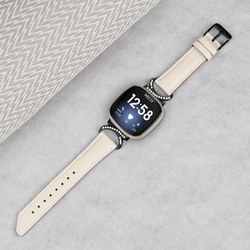 Bequem Fitbit Smartwatch Kunstleder Universell Armband