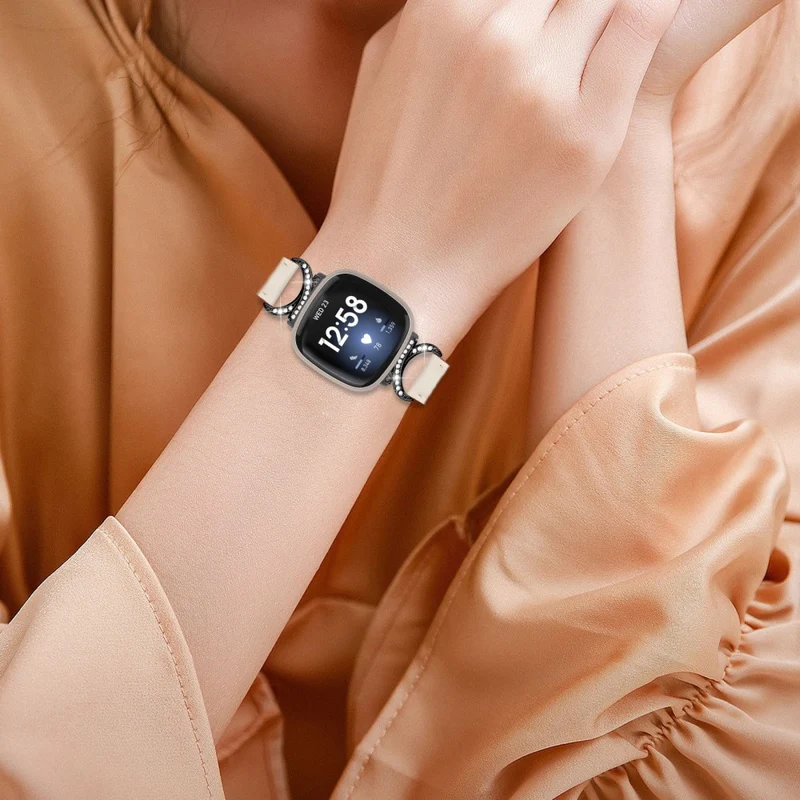 Bequem Fitbit Smartwatch Kunstleder Universell Armband