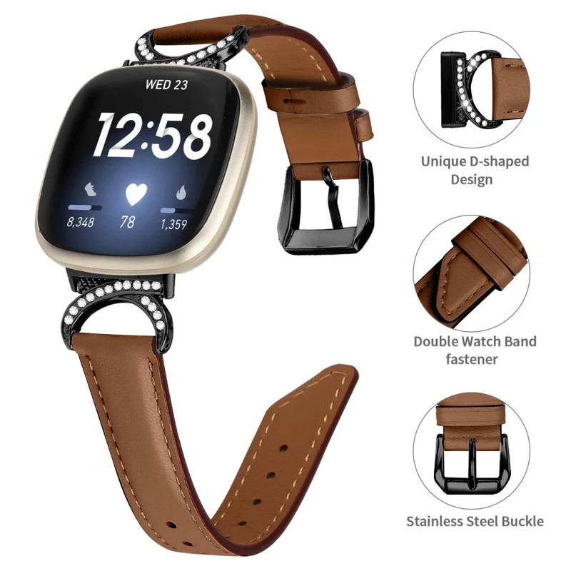 Bequem Fitbit Smartwatch Kunstleder Universell Armband