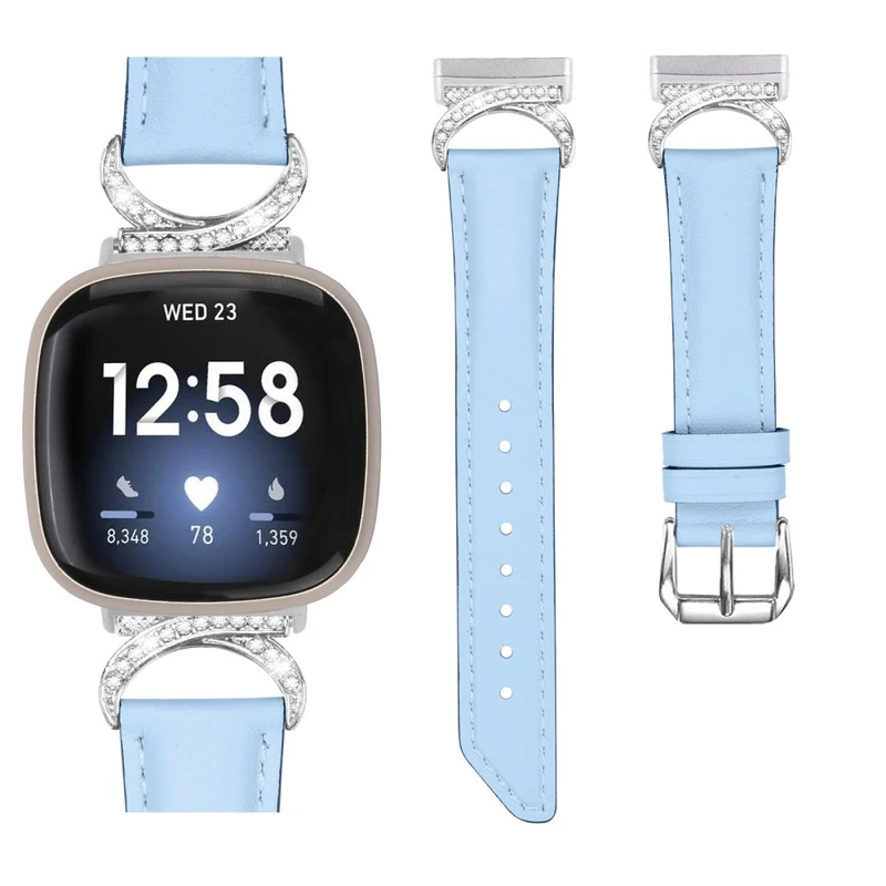 Klassisch Fitbit Smartwatch Kunstleder Universell Armband