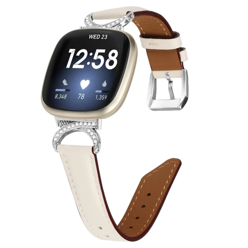 Klassisch Fitbit Smartwatch Kunstleder Universell Armband