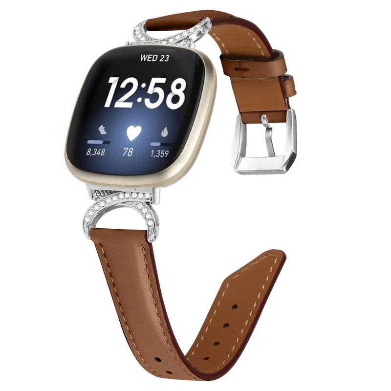 Klassisch Fitbit Smartwatch Kunstleder Universell Armband