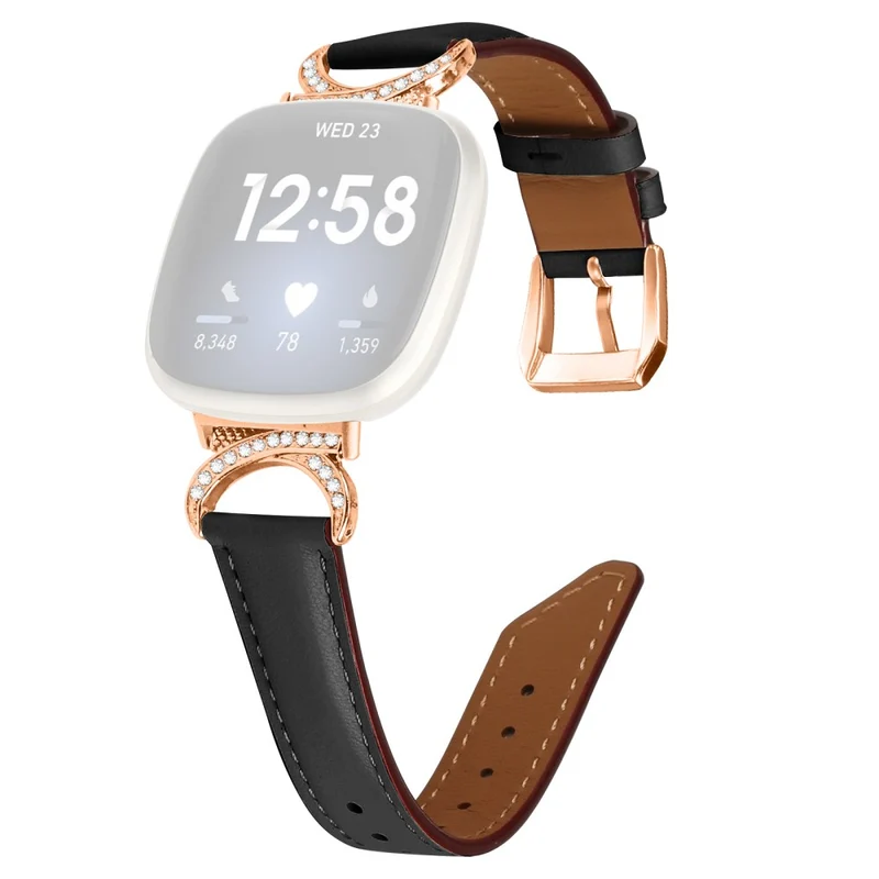 Exquisit Fitbit Smartwatch Kunstleder Universell Armband