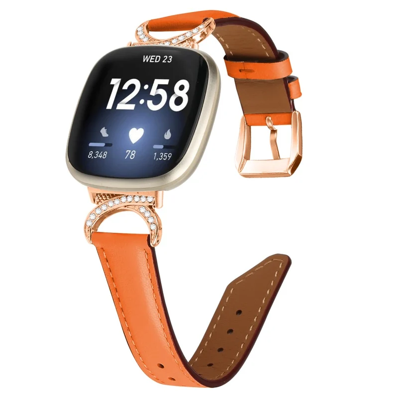 Exquisit Fitbit Smartwatch Kunstleder Universell Armband