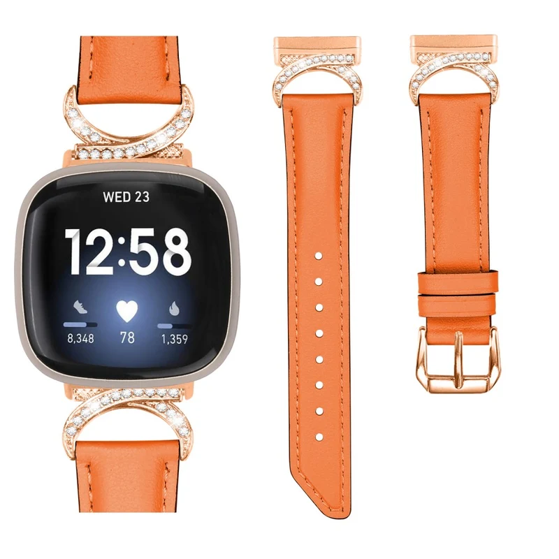 Exquisit Fitbit Smartwatch Kunstleder Universell Armband