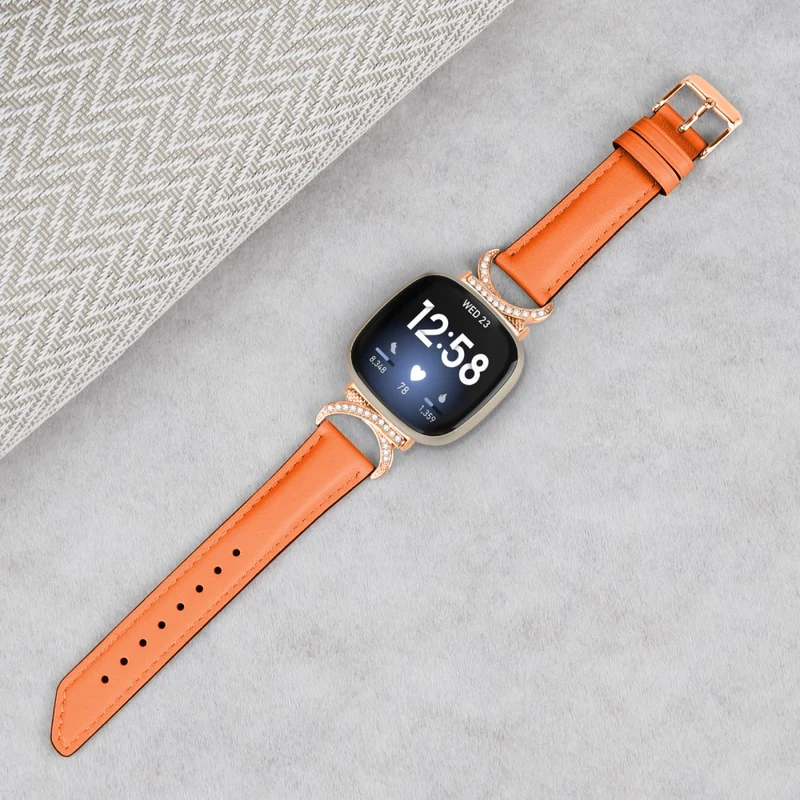 Exquisit Fitbit Smartwatch Kunstleder Universell Armband