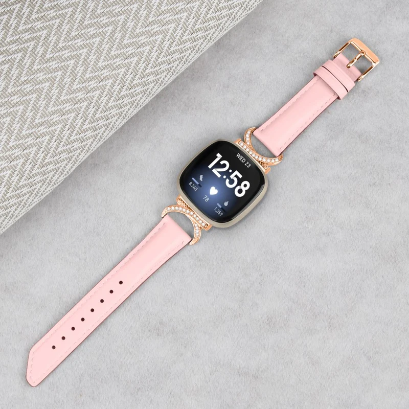 Exquisit Fitbit Smartwatch Kunstleder Universell Armband