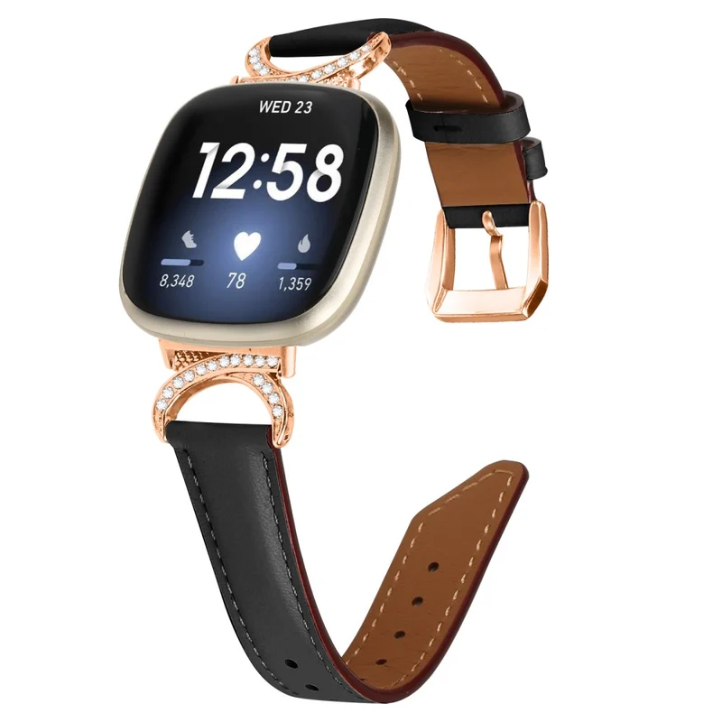 Exquisit Fitbit Smartwatch Kunstleder Universell Armband
