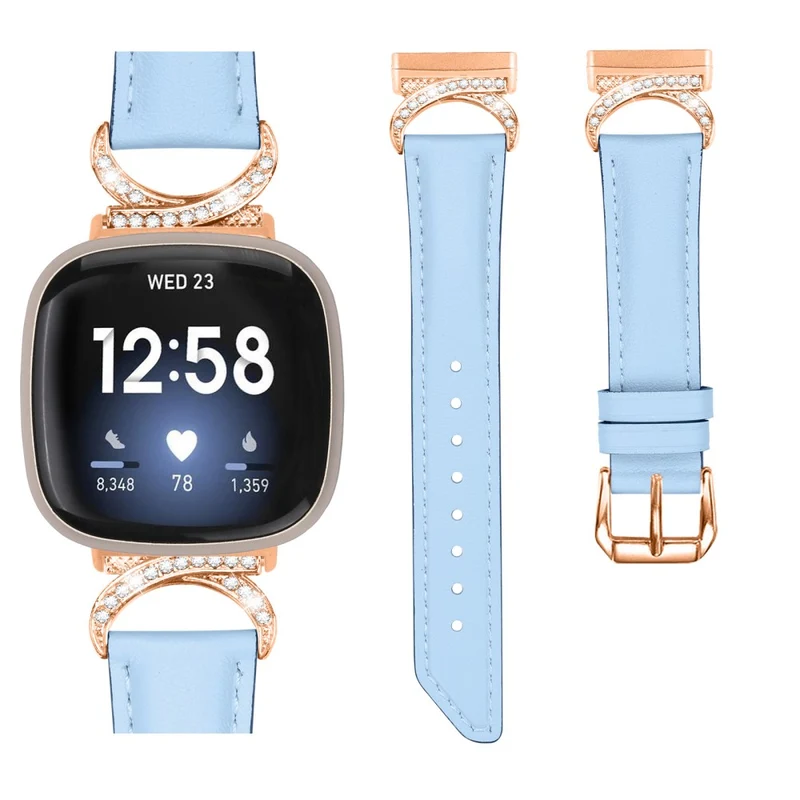 Exquisit Fitbit Smartwatch Kunstleder Universell Armband