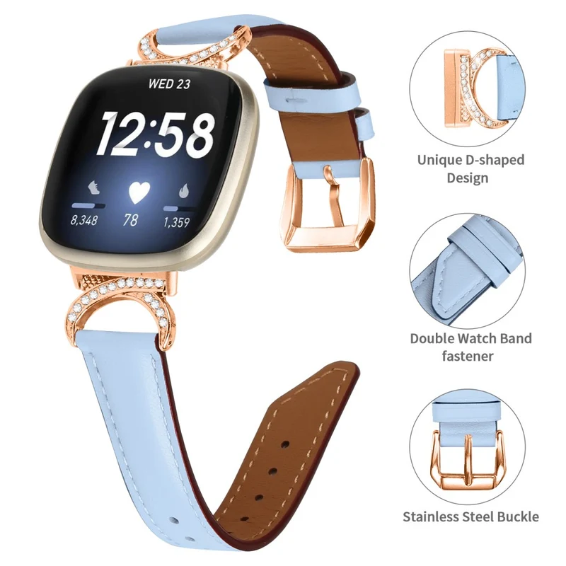 Exquisit Fitbit Smartwatch Kunstleder Universell Armband